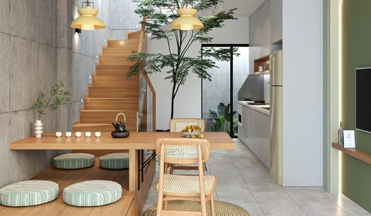 Nhà ở theo ngũ hành cho gia chủ mệnh Mộc để có sức khỏe tốt