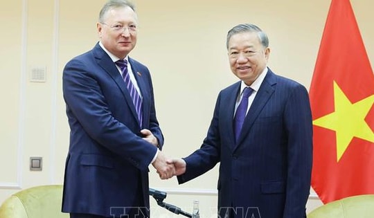 Tổng Bí thư Tô Lâm tiếp một số doanh nghiệp tại Liên bang Nga