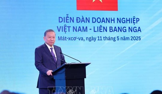 Tổng Bí thư Tô Lâm dự Diễn đàn Doanh nghiệp Việt Nam - LB Nga