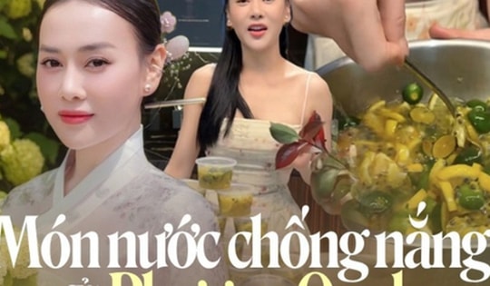 Học Phương Oanh cách làm các loại 'nước chống nắng', trắng da từ bên trong, cho một mùa hè da đẹp dáng xinh