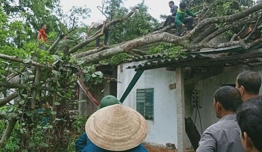 Khắc phục hậu quả lốc xoáy ở huyện miền núi Hà Tĩnh