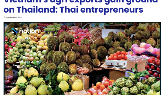 Báo Thái Lan: Nông sản nước này sẽ sớm bị Việt Nam vượt mặt