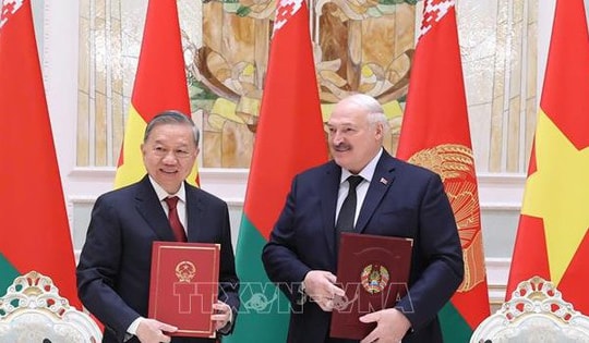 Thiết lập quan hệ Đối tác chiến lược Việt Nam – Belarus
