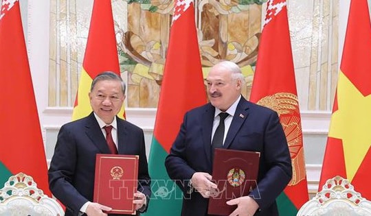 Tuyên bố chung về việc thiết lập quan hệ Đối tác Chiến lược giữa Việt Nam và Belarus