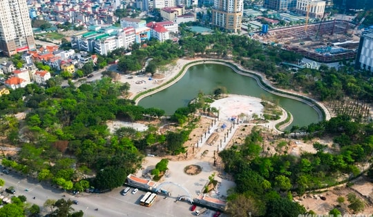Hà Nội: Hai ‘lá phổi xanh’ giữa lòng Cầu Giấy sắp thành hình