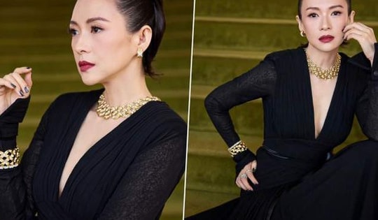 Chương Tử Di tỏa sáng trong thiết kế Công Trí tại “The Gold House Gala Awards”