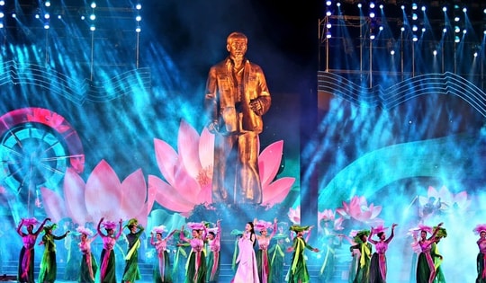 Tổng Bí thư Tô Lâm dự khai mạc Lễ hội Làng Sen và khánh thành tượng 'Bác Hồ về thăm quê'