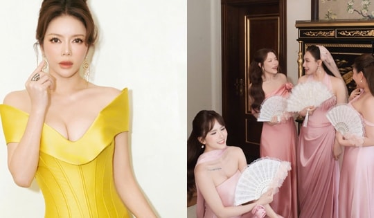 Sắc vóc 'nữ đại gia' Vbiz sở hữu bộ kim cương khủng vừa nhận được hoa cưới trong hôn lễ Hồ Quỳnh Hương