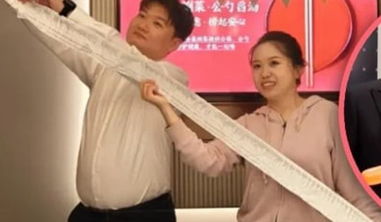 Cặp đôi làm tiệc cưới ở quán lẩu, hóa đơn dài 2 mét nhưng chỉ tốn 80 triệu đồng