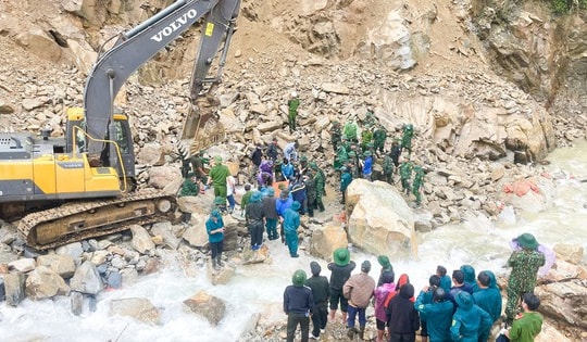 Đã tìm thấy 3 nạn nhân mất tích trong vụ sạt lở tại công trường thủy điện ở Lai Châu