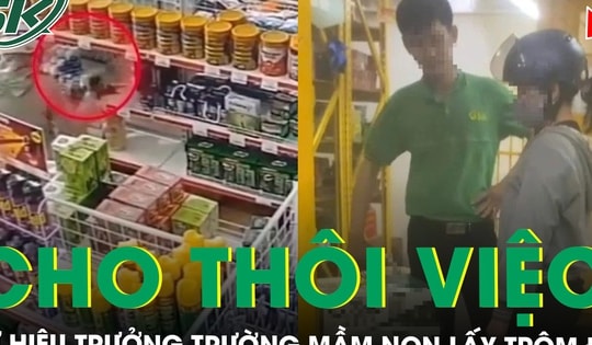 Cho thôi việc nữ Hiệu trưởng trường mầm non lấy trộm đồ ở Bách hóa Xanh