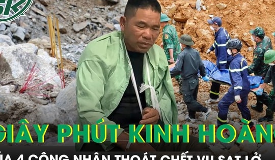 Thoát chết trong gang tấc, 4 công nhân kể lại giây phút sạt lở kinh hoàng: ‘Đất đá đổ xuống như bom nổ’