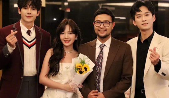 Nam diễn viên quê Hưng Yên - ông bố 'ướt át' phim 'Cha tôi, người ở lại' và lần hiếm hoi đưa vợ con 'lên sóng'