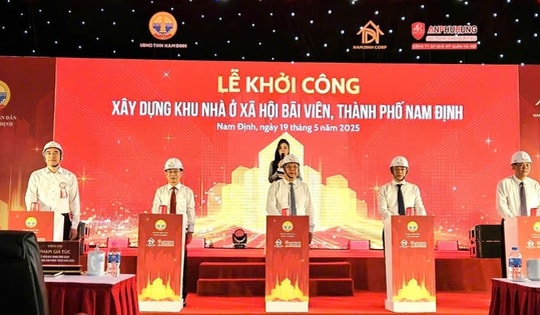 Dự án nhà ở xã hội quy mô 1.100 căn ở Nam Định mới được khởi công có gì đặc biệt?