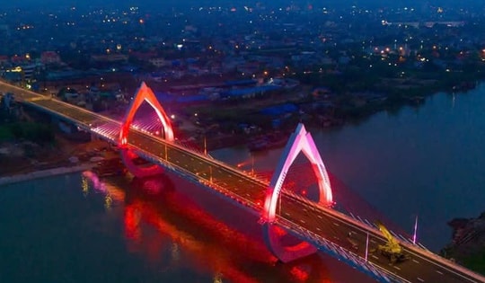 Sau 29 tháng thi công, cầu Thiên Trường ở Nam Định chính thức khánh thành