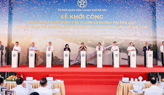 Cầu Tứ Liên 20 nghìn tỷ đồng đặt mục tiêu hoàn thành trong 2 năm