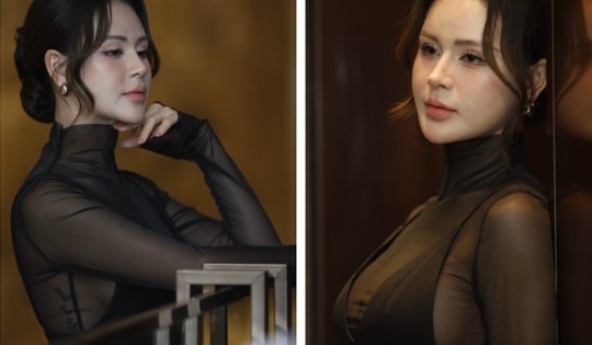 'Bạn gái' kiến trúc sư của Bùi Như Lai phim 'Cha tôi, người ở lại' gợi cảm với áo ren xuyên thấu