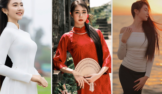 Cô gái miền Tây được gọi 'công chúa tóc mây' vào chung kết Hoa hậu Việt Nam