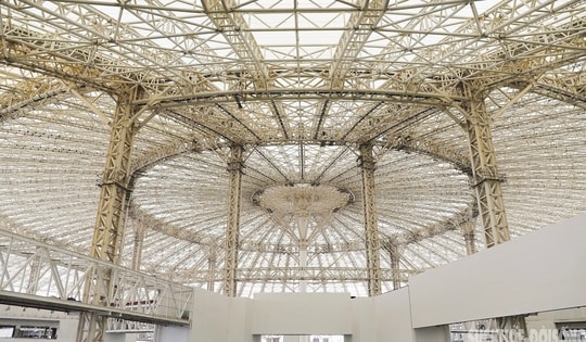 Bên trong công trình có hình dáng 'thần Kim Quy'