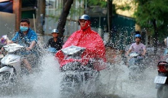 Diễn biến đợt mưa dông lớn ở miền Bắc