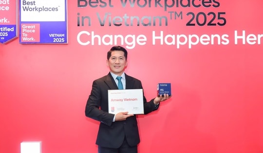 Amway đứng top 6 nơi làm việc xuất sắc hàng đầu Việt Nam 2025
