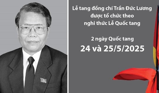 Lễ treo cờ rủ Quốc tang nguyên Chủ tịch nước Trần Đức Lương tại Quảng trường Ba Đình