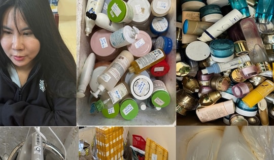 Thanh Hoá: Triệt phá cơ sở sản xuất mỹ phẩm cao cấp mua 50 nghìn/kg hoá chất rồi về pha trộn bằng tay
