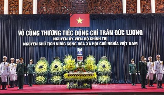 Lễ Quốc tang nguyên Chủ tịch nước Trần Đức Lương