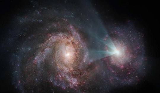 2 thiên hà lao vào 'đánh nhau' với tốc độ hơn 1,8 triệu km/giờ