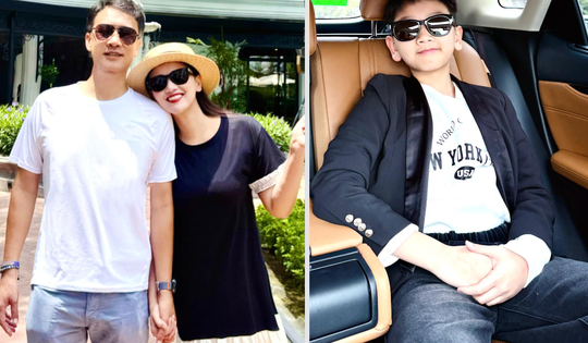 Lã Thanh Huyền chúc sinh nhật chồng doanh nhân, nhưng người thực sự gây chú ý lại là con trai