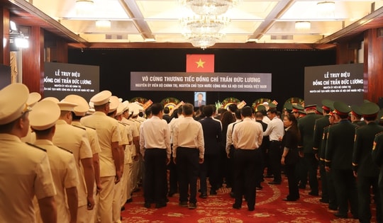 Lễ truy điệu nguyên Chủ tịch nước Trần Đức Lương tại TPHCM