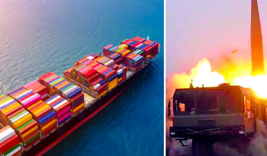 Iskander-M Nga phá hủy tàu chở 100 container vũ khí cho Ukraine tại cảng Odessa