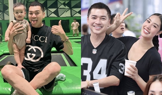 'Bố bỉm sữa' U70 Vbiz đi cổ vũ bạn gái 9X thi pickleball khiến khán giả sốc vì quá trẻ