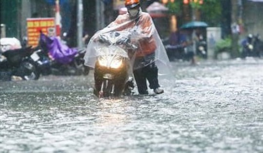 Từ ngày mai 28/5, miền Bắc hứng đợt mưa lớn, có nơi trên 180mm