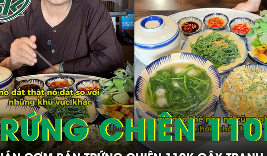 Quán cơm quê giữa Quận 1 gây sốc với trứng chiên 110k, cố tình đập bát đĩa để hoài cổ