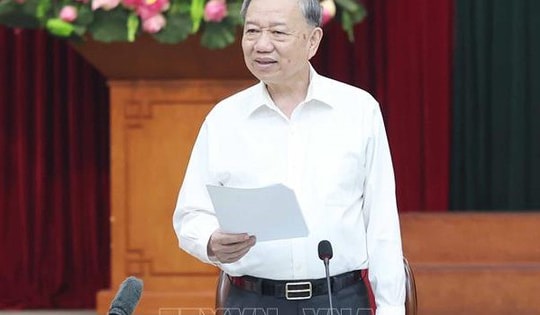 Tổng Bí thư: Khẩn trương tham mưu hoàn thiện tổ chức, bộ máy mới của hệ thống chính trị