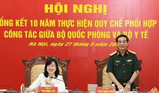 Bộ Quốc phòng và Bộ Y tế đã phối hợp chặt chẽ, toàn diện, gắn công tác quốc phòng với y tế, y tế với quốc phòng