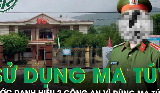 Hai công an xã bị tước danh hiệu Công an nhân dân vì sử dụng ma túy