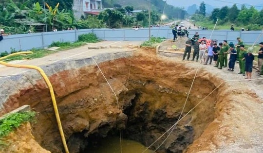 Cận cảnh các 'hố tử thần' ở Bắc Kạn tiềm ẩn nguy hiểm đến tính mạng người dân