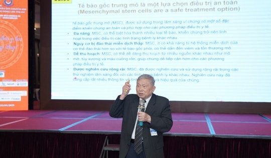Giáo sư Thái Hồng Quang mang kỳ vọng mới về liệu pháp tế bào gốc đến Hội nghị Nội tiết Đái tháo đường và Rối loạn chuyển hoá khu vực Miền Trung Tây Nguyên