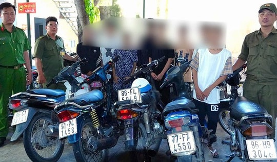 Bắt nhóm 'tuổi teen' ở Bình Thuận trộm cắp hàng loạt xe máy