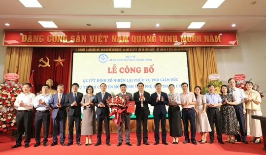 Bổ nhiệm lại PGS.TS Vũ Văn Du làm Phó Giám đốc chuyên môn BV Phụ sản Trung ương