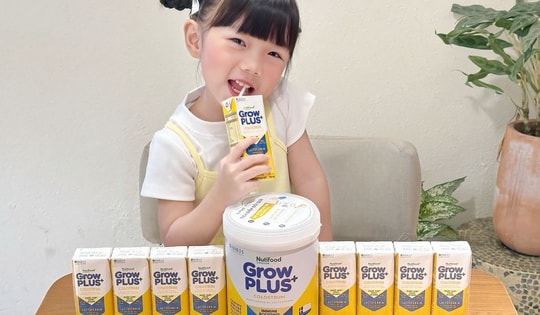 Nutifood GrowPLUS+ Colostrum Lactoferrin – Bí quyết giúp trẻ "xây lá chắn kim cương" nâng cao đề kháng
