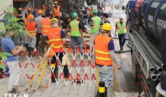 Hà Nội: Hiện tượng bùn trào trong thi công đường sắt đô thị đã được kiểm soát