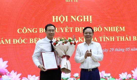 Bệnh viện Đa khoa tỉnh Thái Bình có tân giám đốc