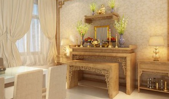 Lý do nhiều người chọn thờ chung bàn thờ Phật và bàn thờ gia tiên