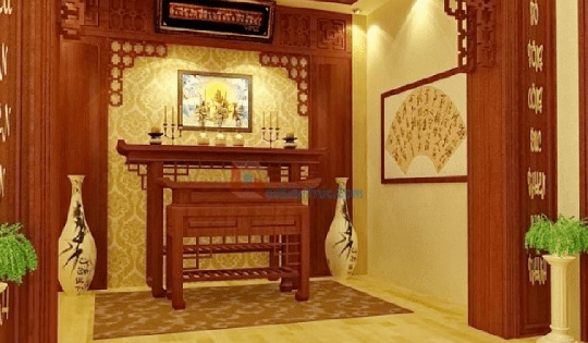 Đây mới là màu sơn cho không gian thờ cúng thu hút năng lượng tích cực, mang lại may mắn cho gia đình