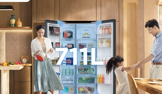 Toshiba chính thức ra mắt tủ lạnh NaturePURE 711L thấu hiểu gia đình Việt