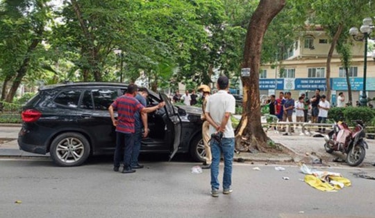 Thông tin mới nhất vụ nữ sinh bị xe BMW đâm gãy chân ở Hà Nội