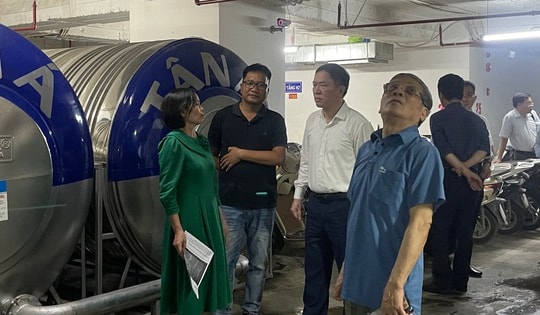 Sự cố nước sinh hoạt tại Chung cư SDU: Ban Đô thị HĐND TP Hà Nội trực tiếp vào cuộc